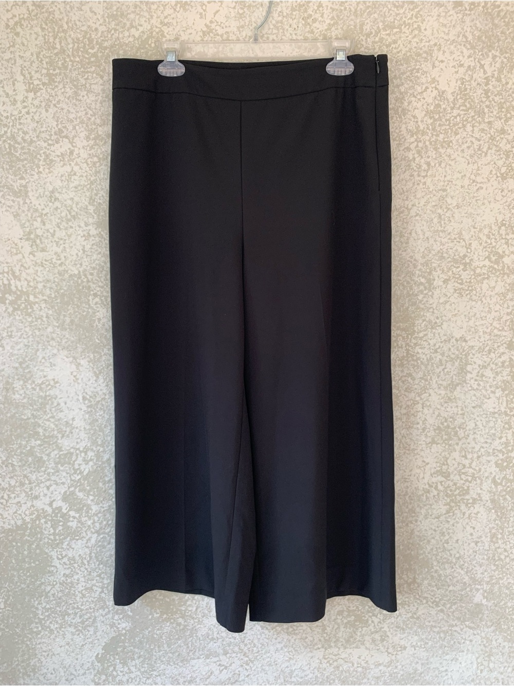 White House Black Market Women's Black Wide-Leg Dress Pants